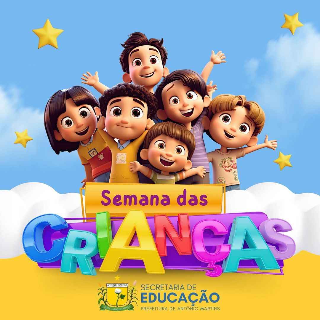 Leia mais sobre o artigo SECRETARIA de Educação de Antônio Martins prepara Semana das Crianças entre os dias 10 e 11 de outubro